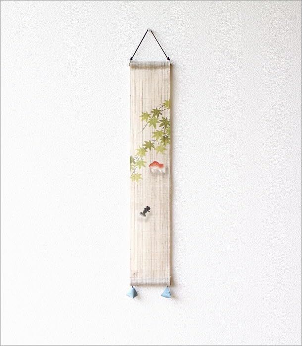 豆タペストリー 涼金魚