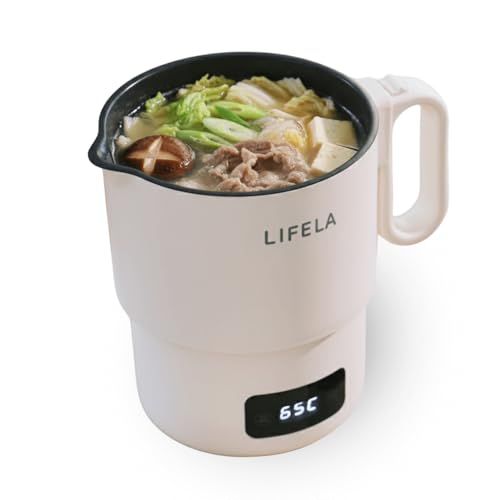 ポカポカデイリーポット 電気鍋 マルチポット コンパクト 小型電気鍋 低温調理 自動温度調整 一人暮らし用電気鍋 多機能調理器 時短家電 卓上鍋 スープ鍋 煮込み鍋 湯沸かし調理器 省スペース家電 小型家電 キッチン家電 持ち運び 6 dc 0639 b