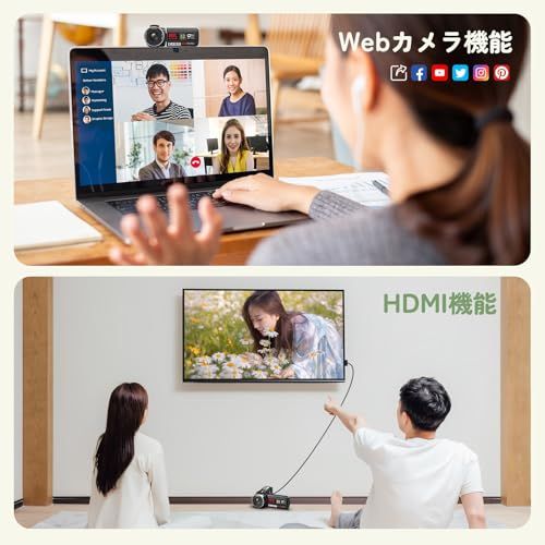 自撮り vloggingカメラ