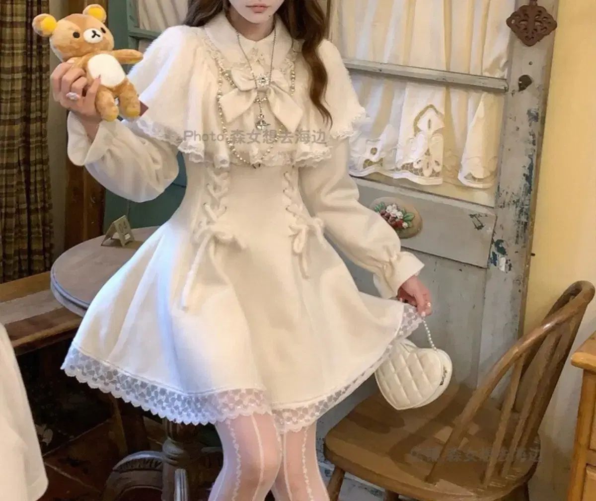 量産型地雷系ロリータケープONE PIECEコート