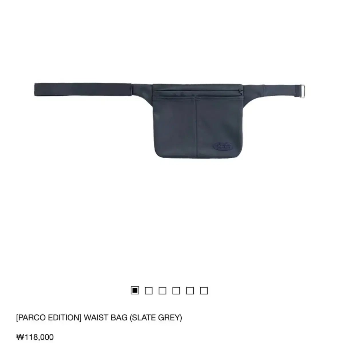 ジチョイ JiCHOI WAIST BAG SLATE GREY