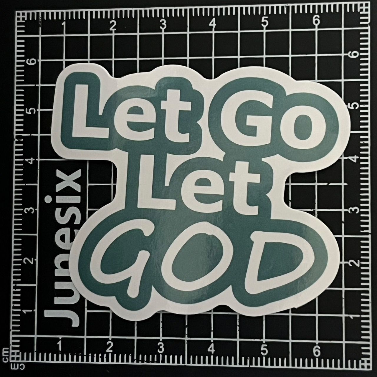 A701 ポジティブ・メッセージモノクロ防水ステッカー ZEROGRAVITY