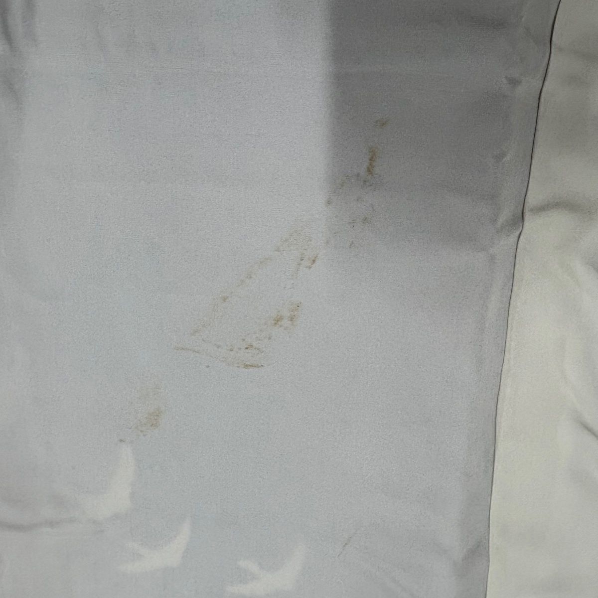  振袖 身丈164 5 cm 裄丈66 M 袷 鶴 扇面 金銀彩 ぼかし サーモンピンク 正絹 秀品 振袖 着物