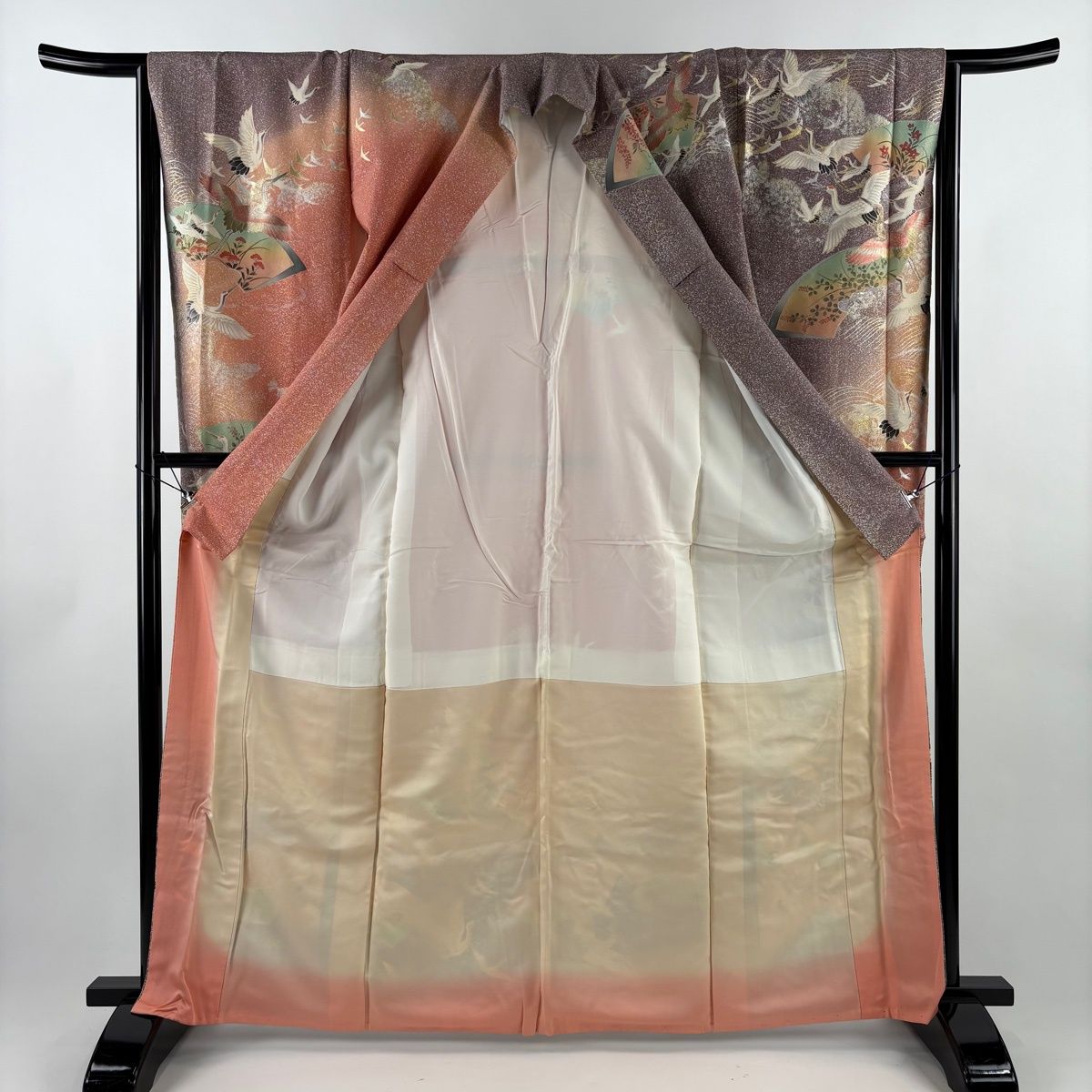 サーモンピンク 正絹