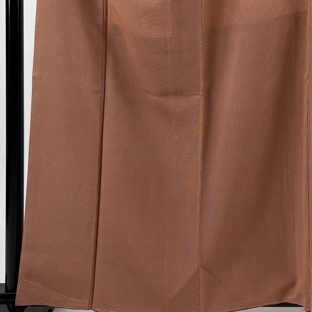 江戸小紋 身丈160 cm 裄丈62 S 袷 角通し オレンジ 正絹 秀品