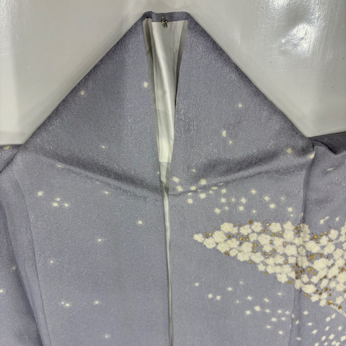 枝花 箔散らし柄