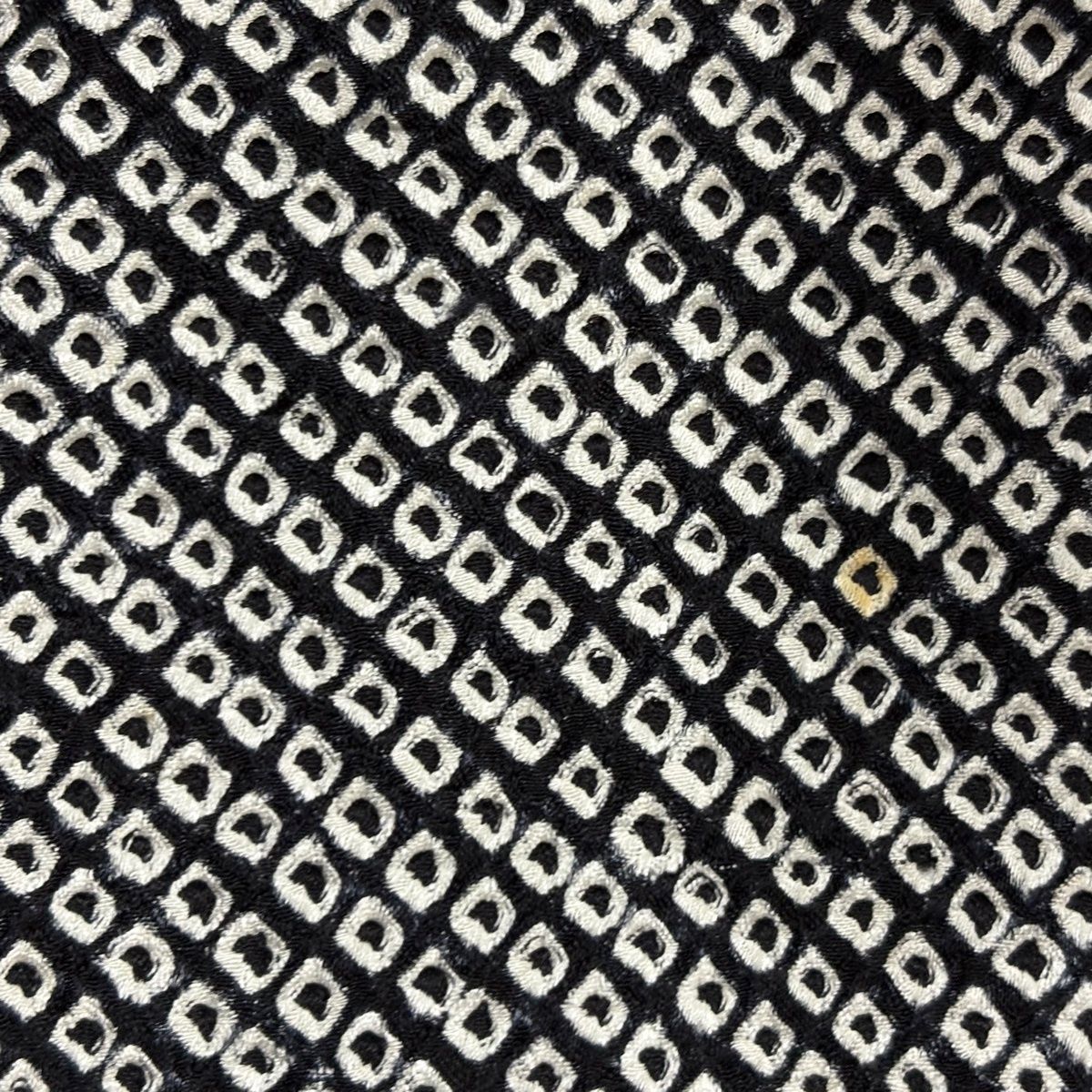  訪問着 身丈160 cm 裄丈67 M 袷 草花 檜垣文 総絞り 黒 正絹 名品 訪問着 付け下げ 着物