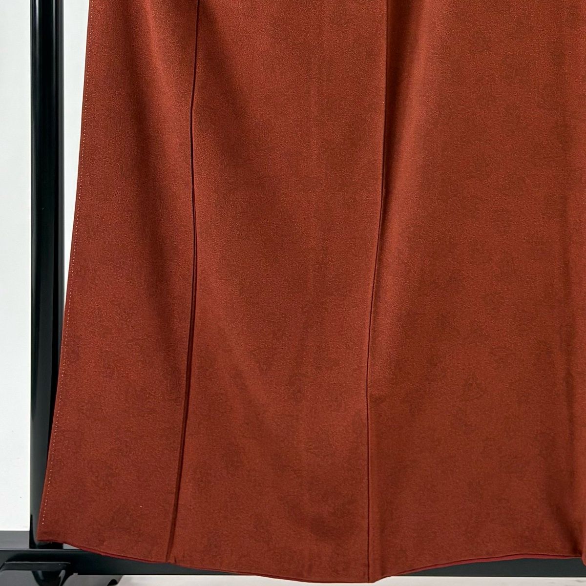 江戸小紋 身丈159 cm 裄丈67 M 袷 人間国宝 中村勇二郎 落款 証紙 雲中供養菩薩 草木染 赤茶 正絹 名品