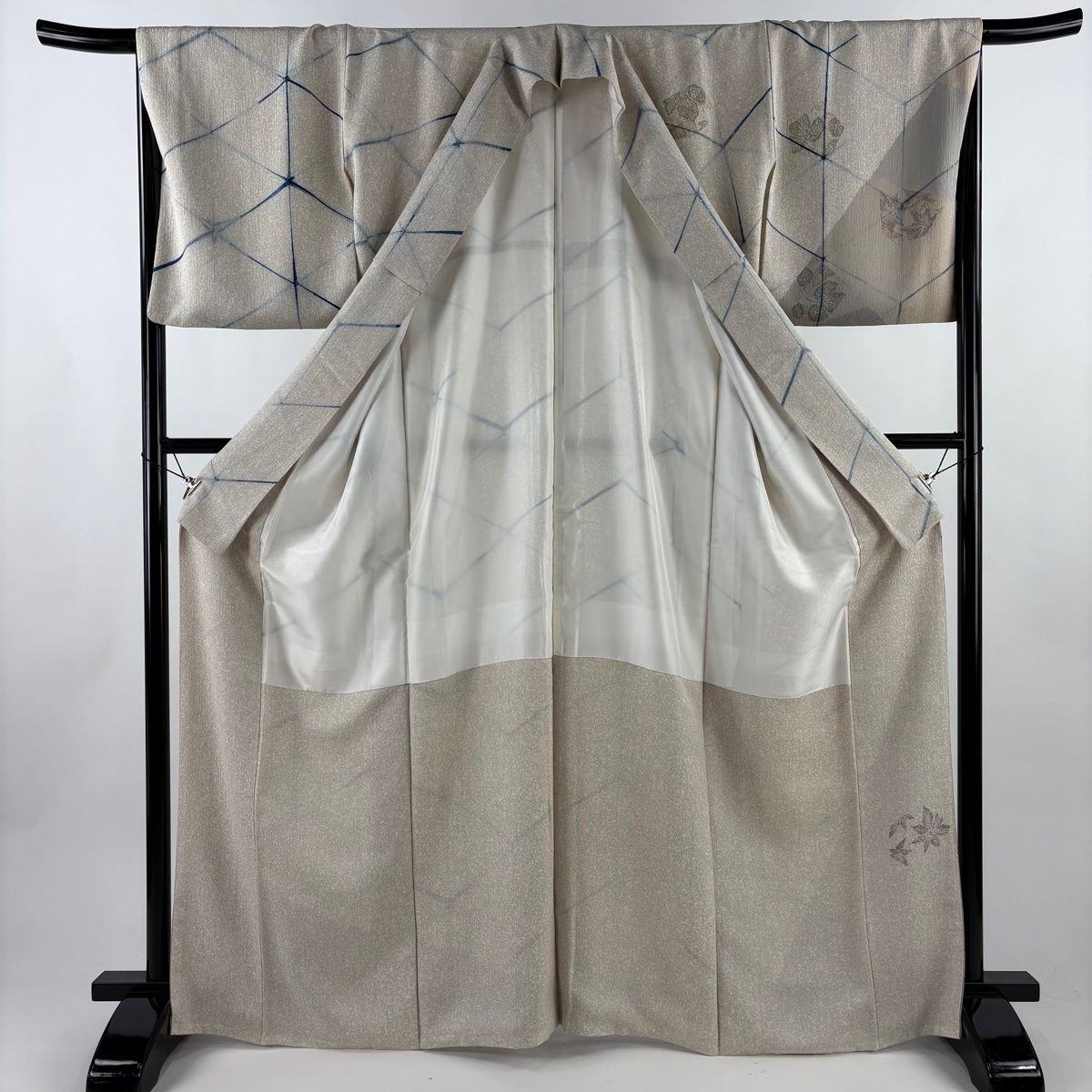 幾何学模様 灰茶