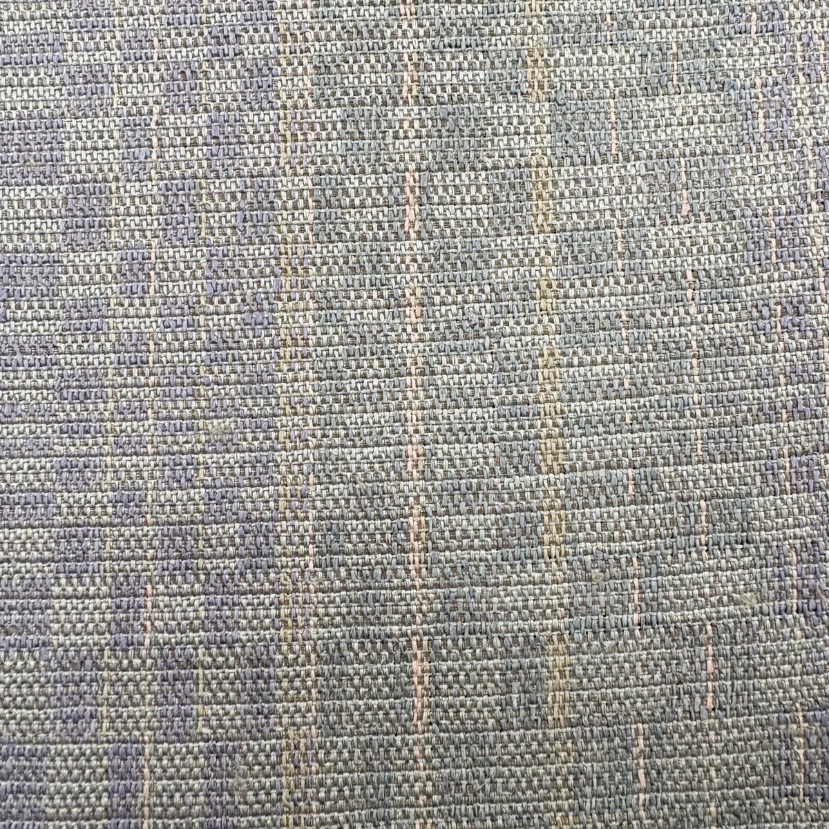 単衣＋名古屋帯　紬 肩身丈163 裄66.5 身幅広め　美品　居敷当て付き 紬 身丈163cm 裄丈67.5cm L 袷 名古屋帯セット 幾何学 焦茶色 正絹 秀