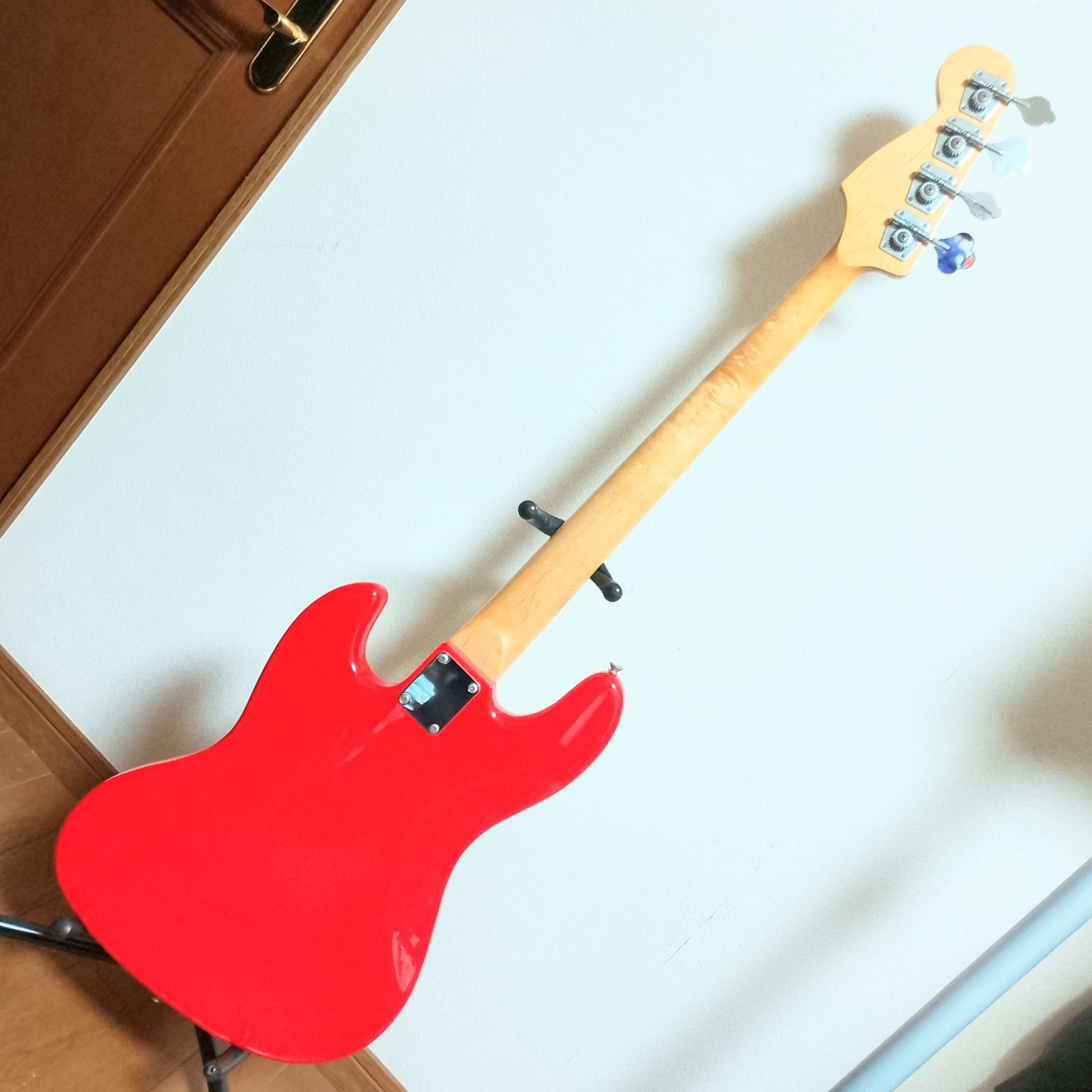 Vintage ジャズベースタイプ エレキベース オレンジ色 - メルカリ