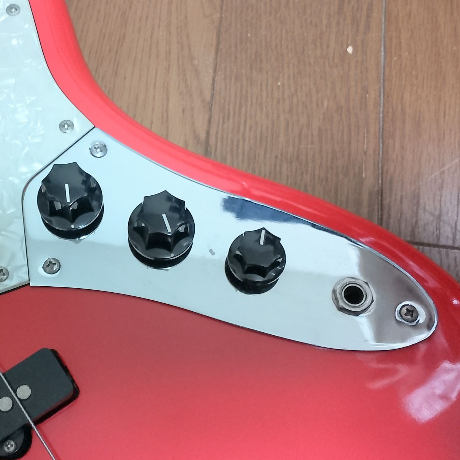 Vintage ジャズベースタイプ エレキベース オレンジ色 - メルカリ