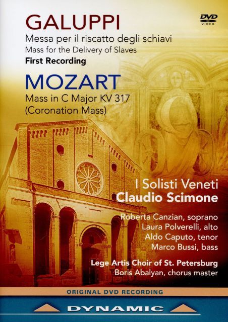 Galuppi Mass for the Delivery of Slaves DVD