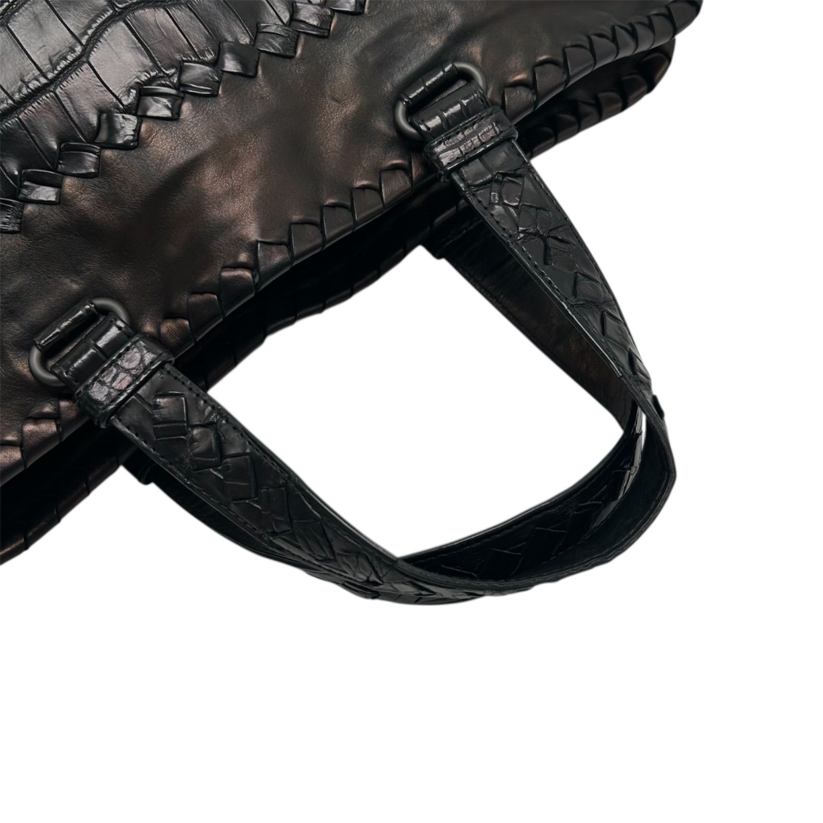 Bottega Veneta ボッテガヴェネタ クロコ ブリーフケース ビジネス 
