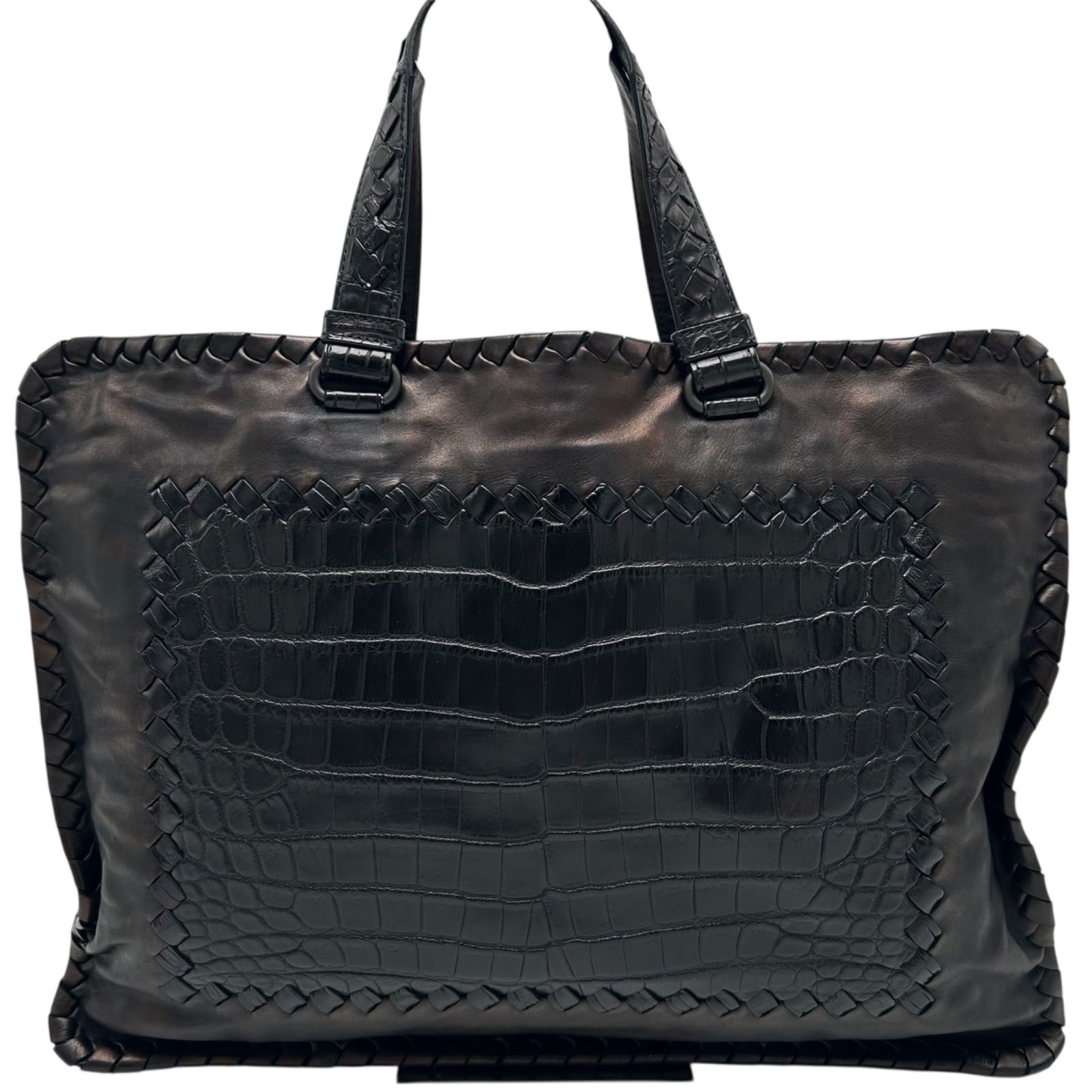 Bottega Veneta ボッテガヴェネタ クロコ ブリーフケース ビジネス 
