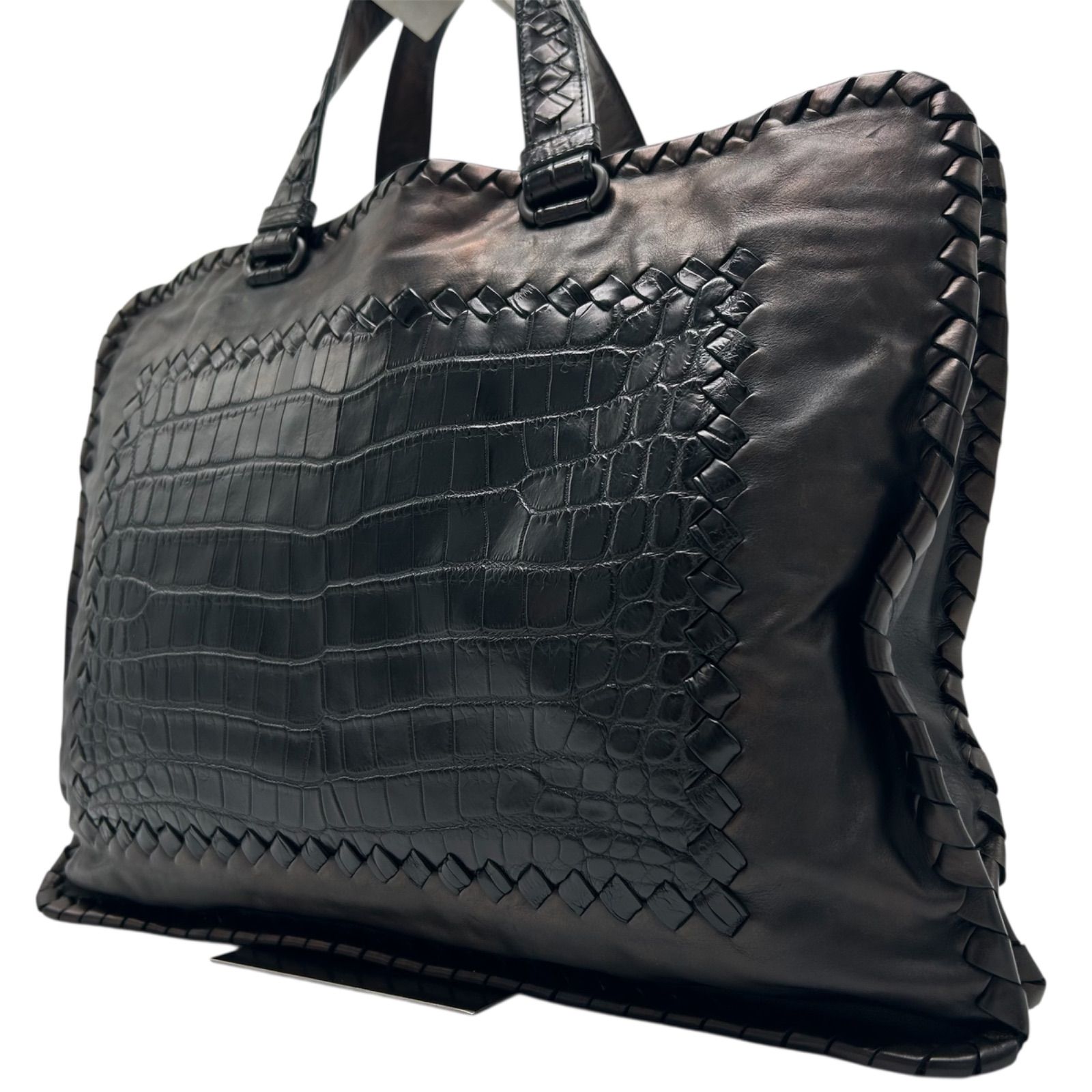 Bottega Veneta ボッテガヴェネタ クロコ ブリーフケース ビジネス 