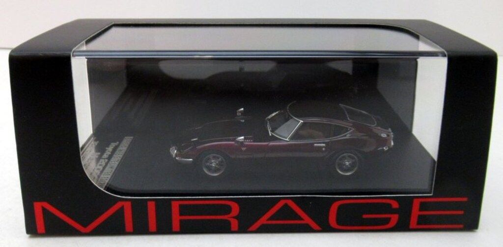 hpi 1/43MIRAGE Toyota 2000GT Maroon TOKYO MOTOR SHOW 1966 2024 8350