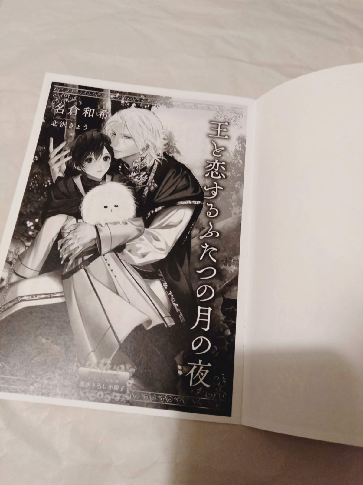 特典冊子】王と恋するふたつの月の夜 コミコミスタジオオリジナル特典