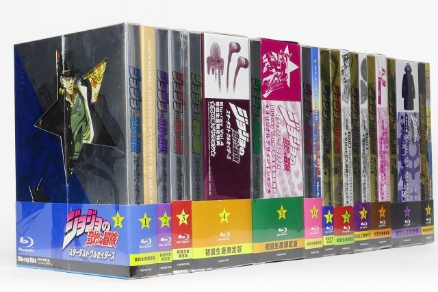 ジョジョの奇妙な冒険スターダストクルセイダース＆エジプト編 盤 全12巻 マーケットプレイスBlu-rayセット