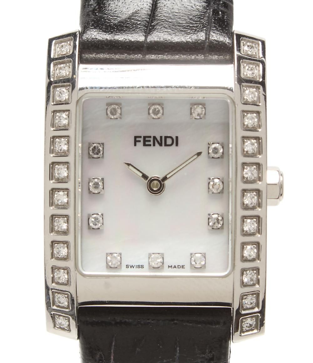 フェンディ 腕時計 114-7000L クオーツ シェル レディース FENDI