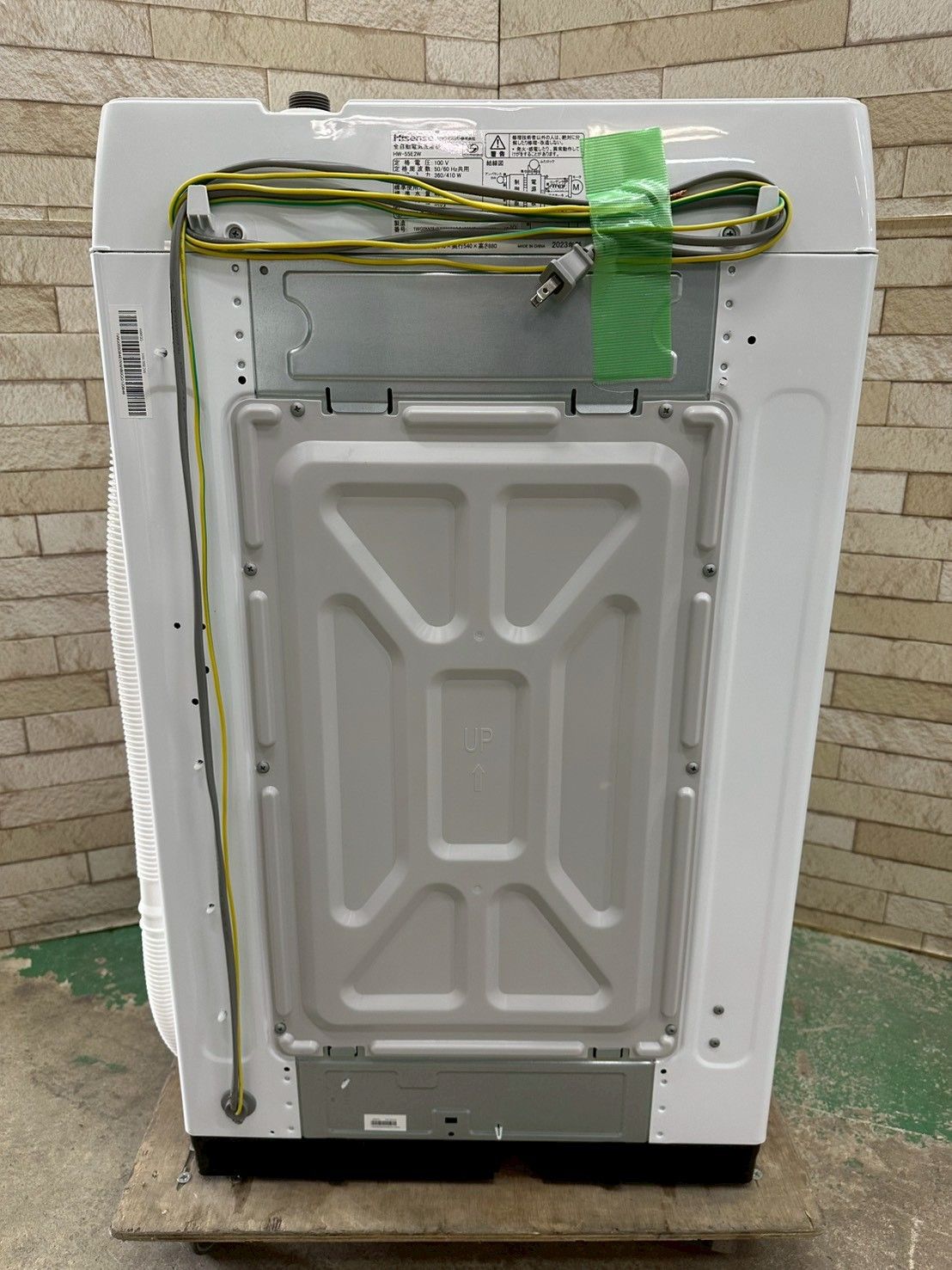  大阪 3か月保障付き 洗濯機 ハイセンス 5 kg HW 55 E 2 W IS 1014 縦型洗濯機本体 縦型洗濯機