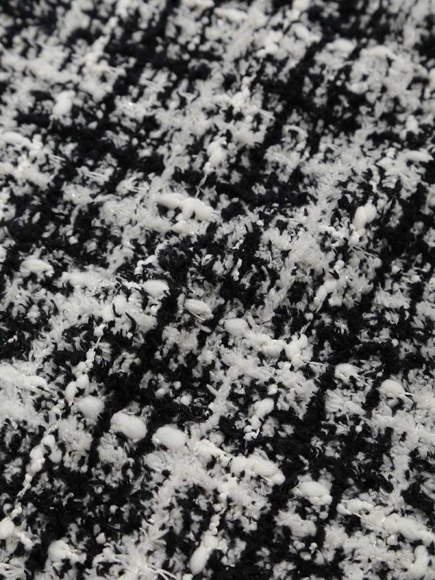 ツイードモコロゴジャガードブランケット