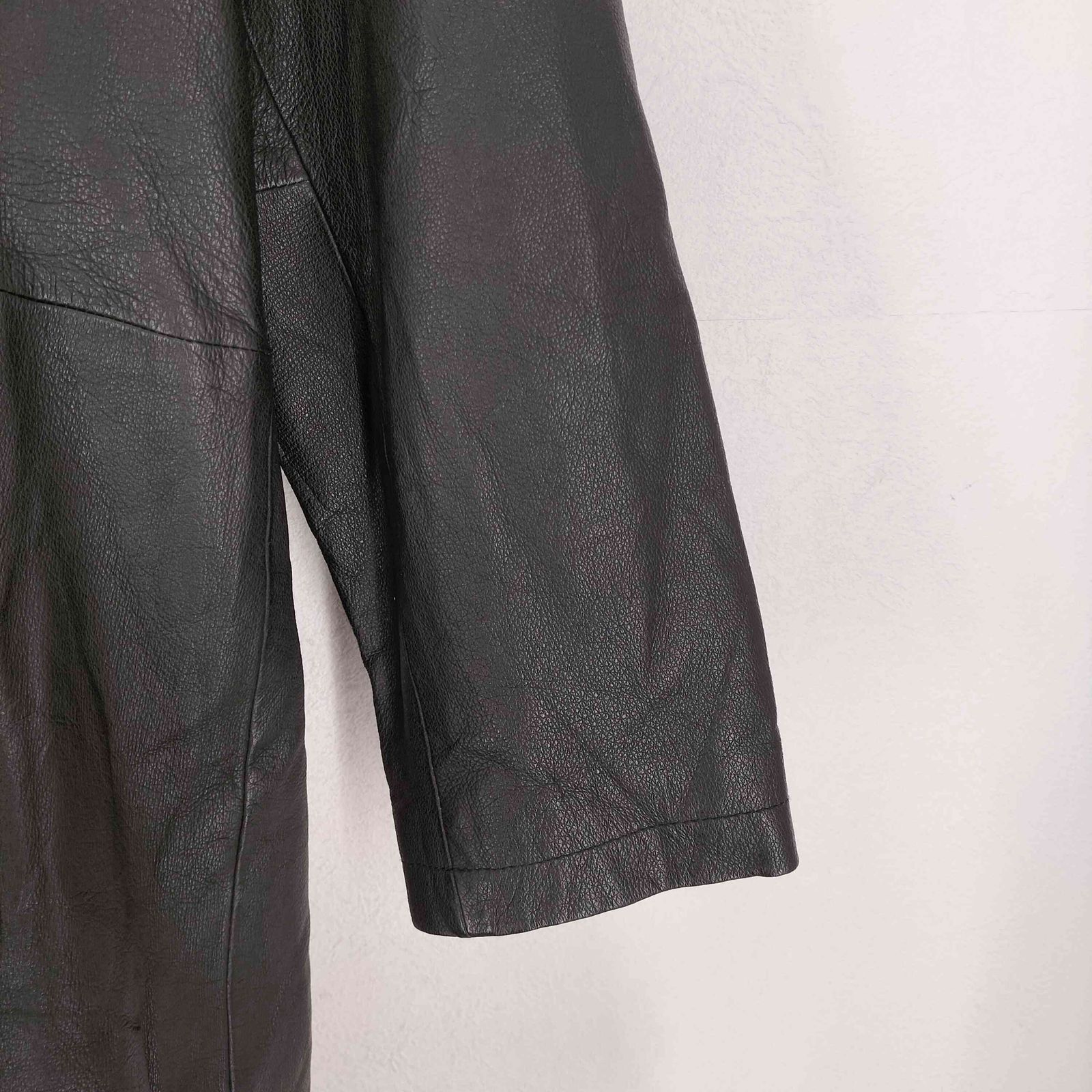 ユーズドフルギ USED古着 GENUINE LEATHER リアルレザーチェスター