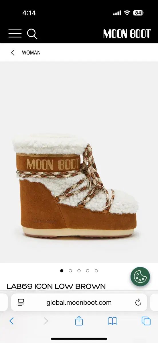 ムーンブーツ LAB 69 アイコン ロー ブラウン EU 36|38