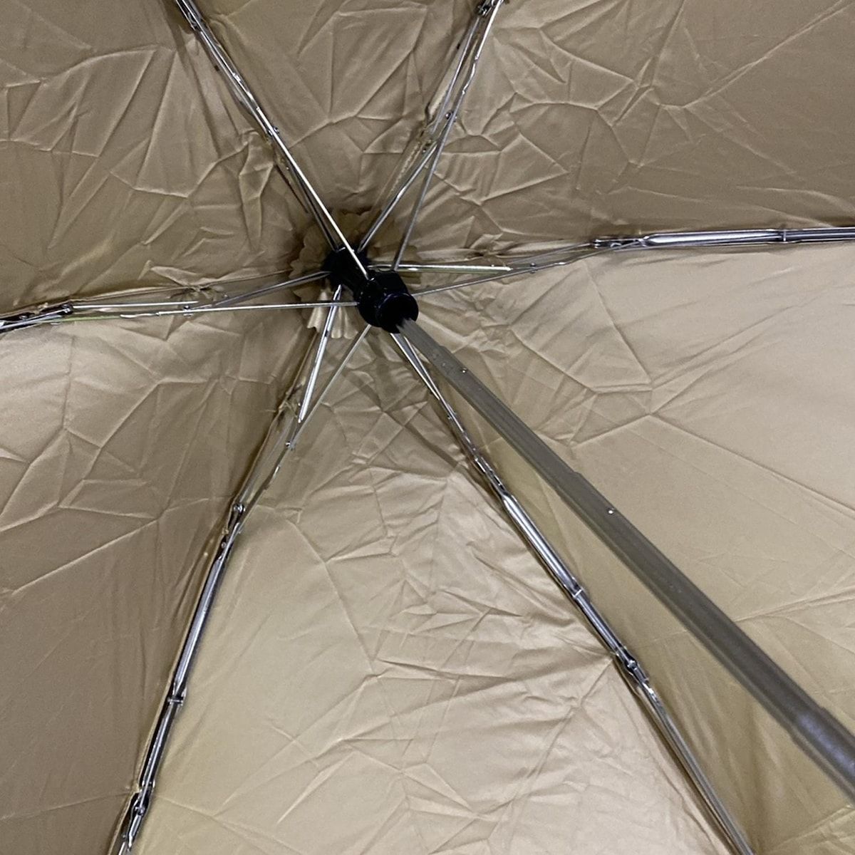  COACH コーチ 折りたたみ傘 カーキ ベージュ ブラウン 晴雨兼用 折りたたみ傘