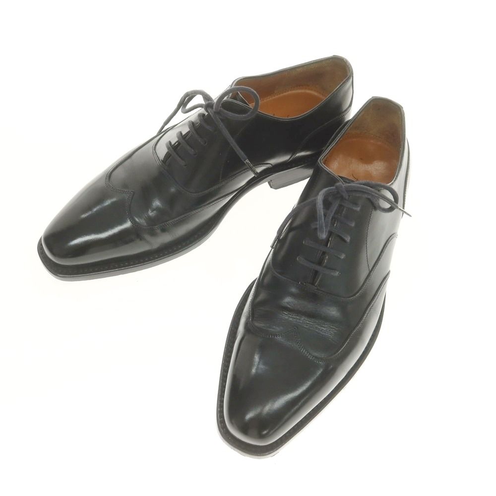 ジャランスリウァヤ JALAN SRIWIJAYA ブラインドブローグ ドレスシューズ ブラック サイズ39 メンズ