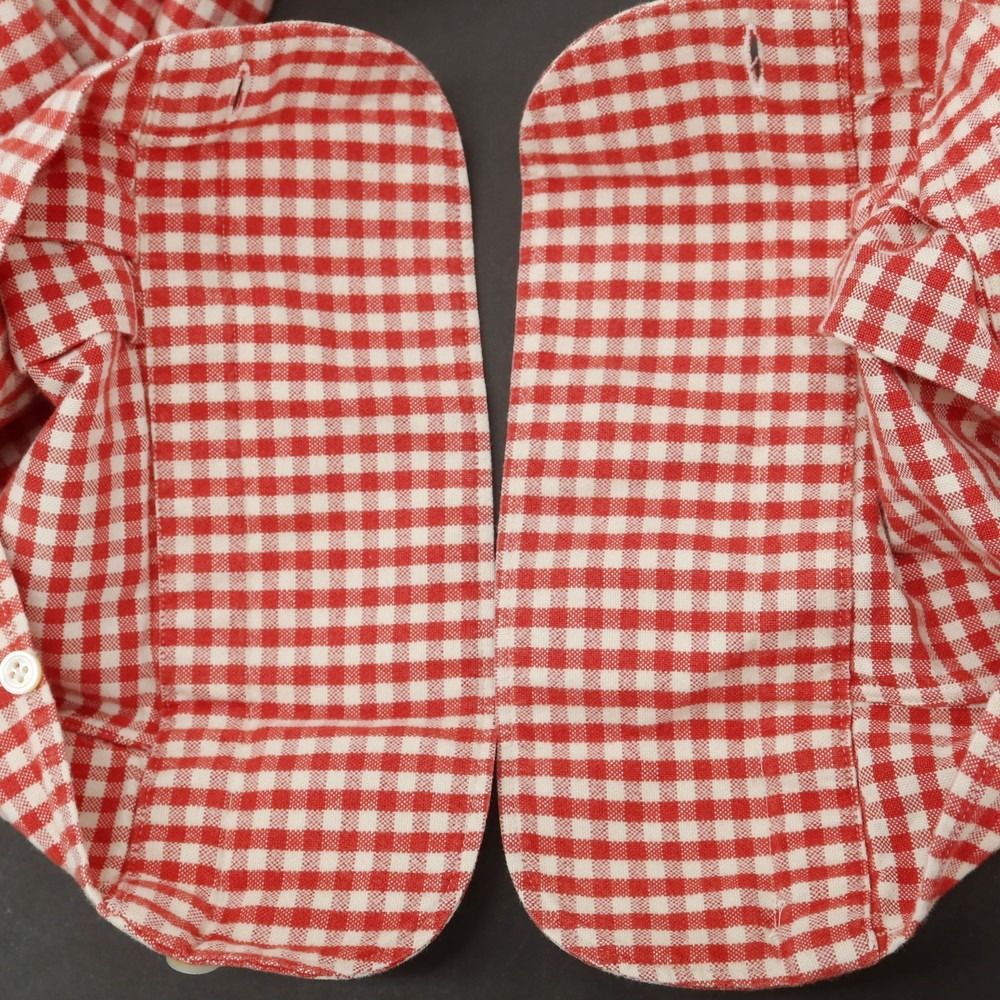 中古】フィナモレ Finamore コットン ギンガムチェック ホリゾンタル