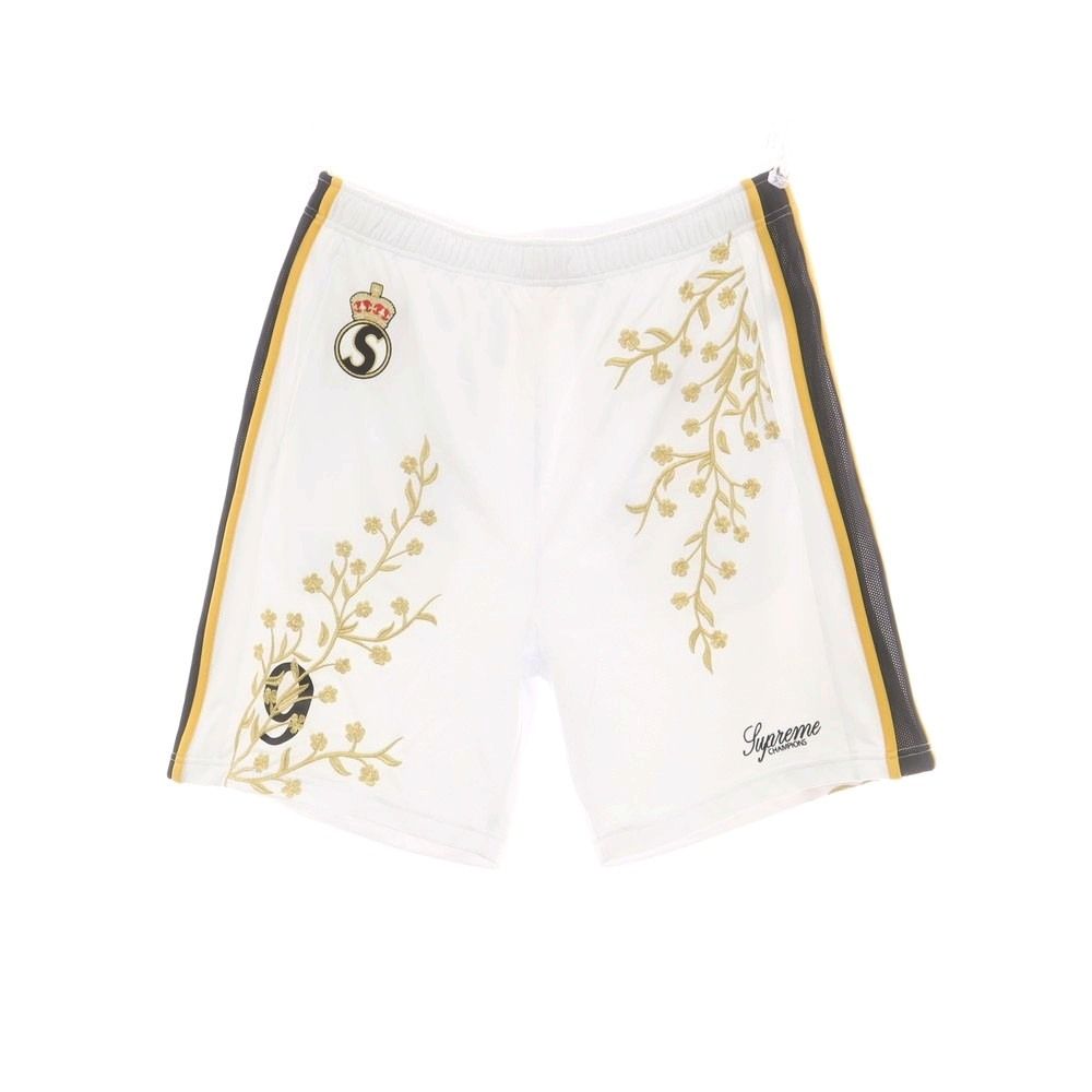 シュプリーム Supreme 秋冬 Floral Soccer Short ポリエステル ショートパンツ ホワイト サイズM メンズ