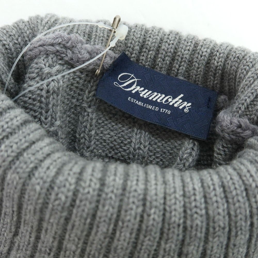 ドルモア DRUMOHR ウール タートルネック プルオーバーニット ライト