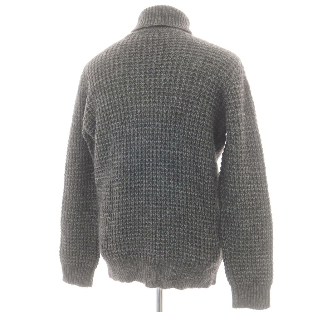 スリードッツ　タートルネック　グレー　美品 サンデッドジャージ タートルネック｜three dots（スリードッツ