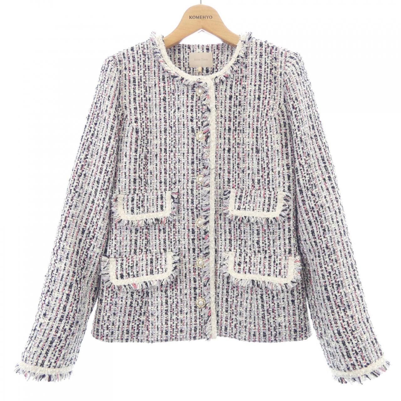 ローズティアラ ROSE TIARA ノーカラージャケット - メルカリ