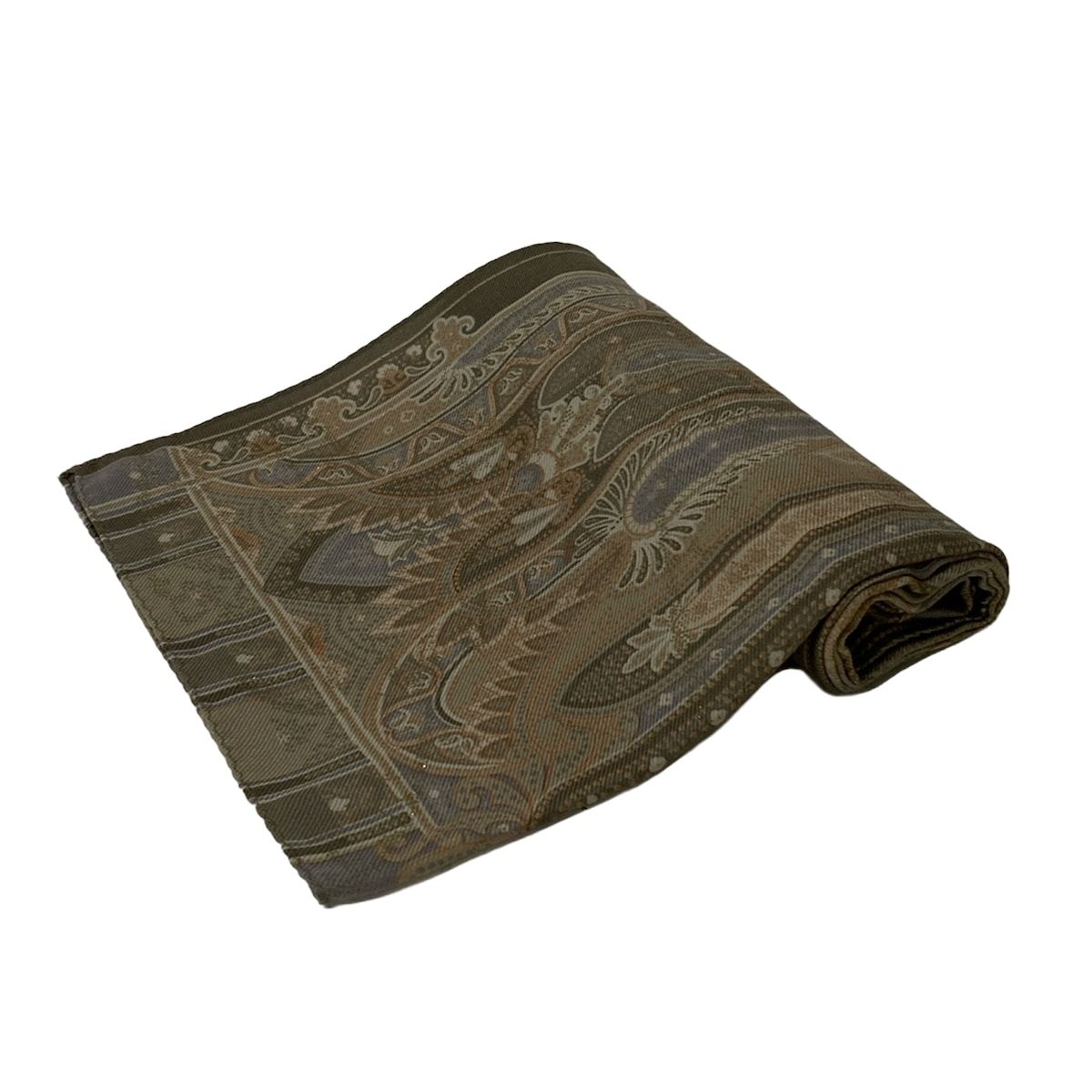 ETRO(エトロ) ストール(ショール)美品 - ベージュ×グレーベージュ