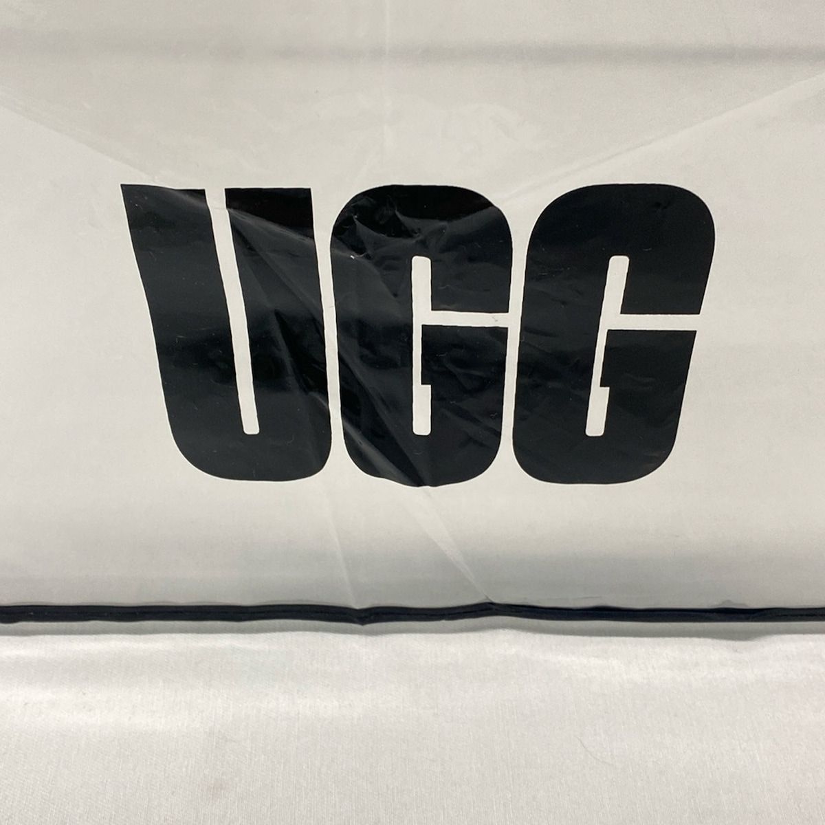 UGG アグ 折りたたみ傘 クリア 黒