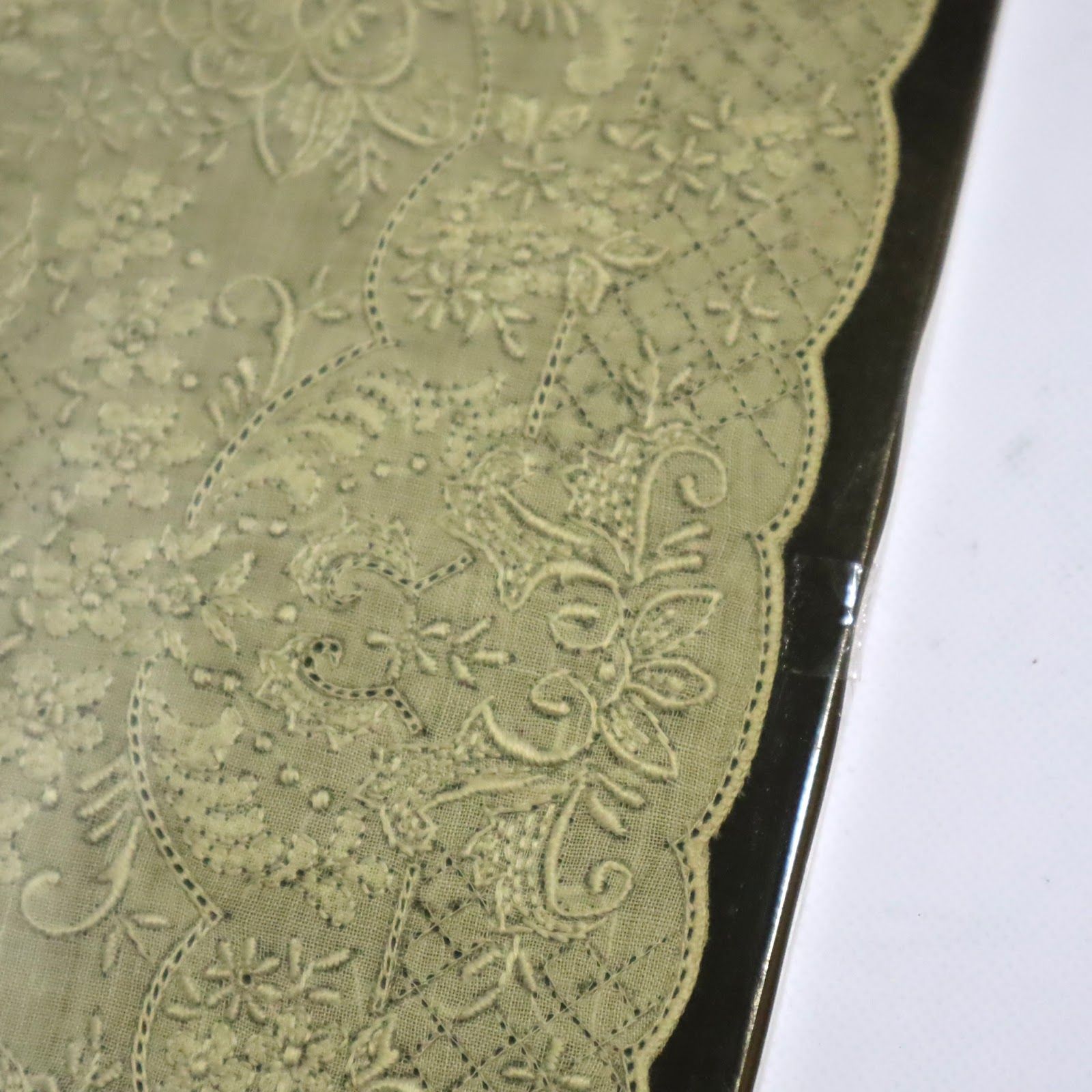 スワトウ ハンカチ 汕頭刺繍 手刺繍 レース 花嫁 ブライダル