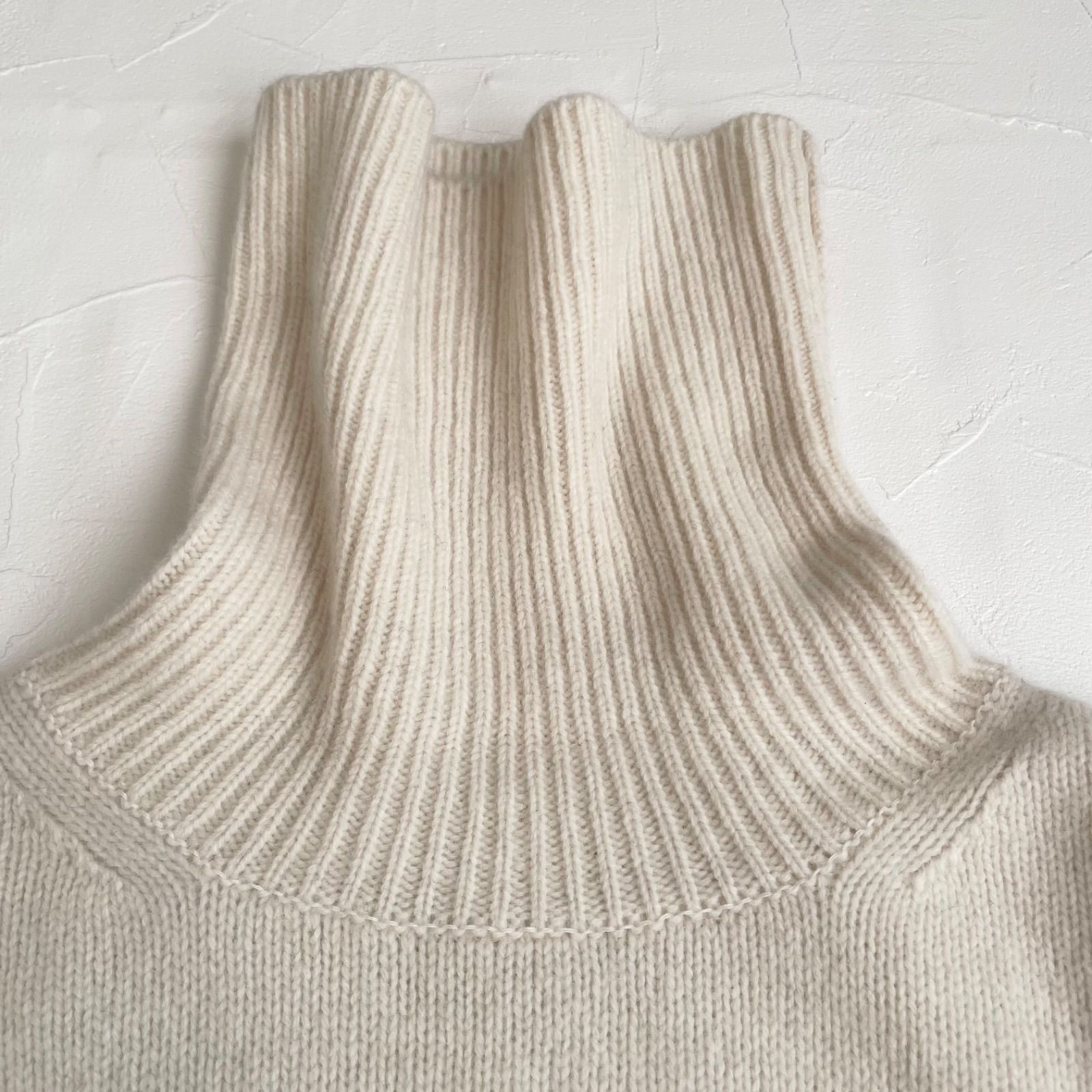 Deuxième Classe／ドゥーズィエムクラス カシミヤ混 ワイドボーダー