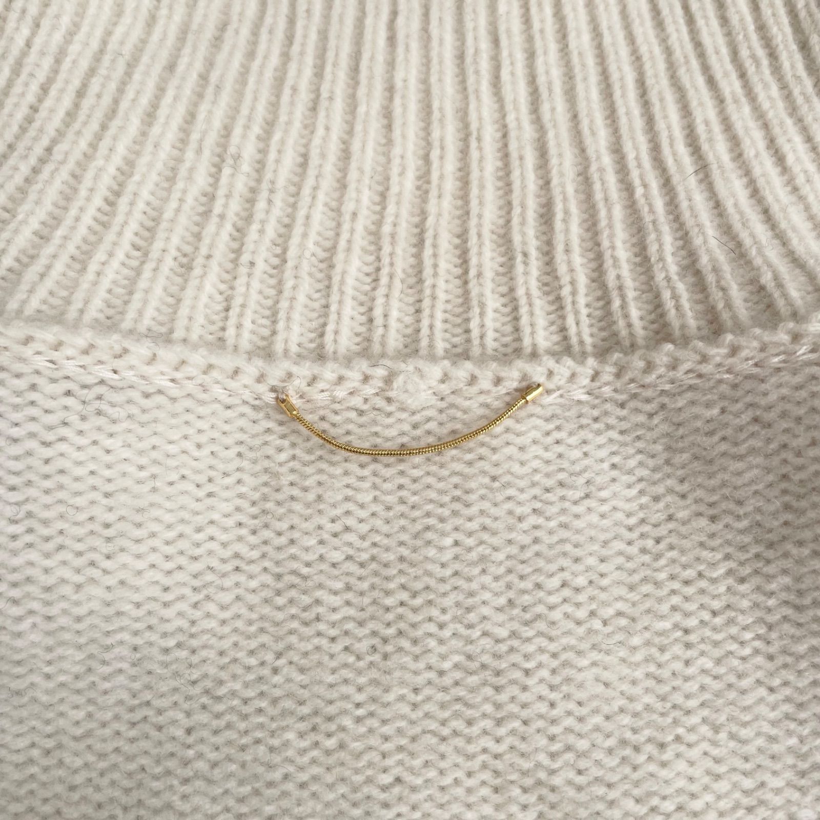 Deuxième Classe／ドゥーズィエムクラス カシミヤ混 ワイドボーダー