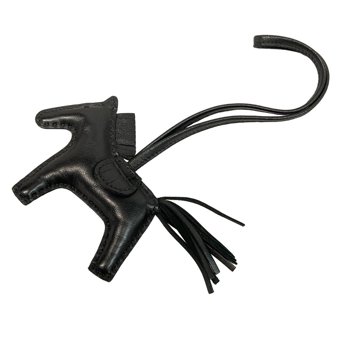 HERMES エルメス キーホルダー チャーム ロデオチャームタッチPM 黒