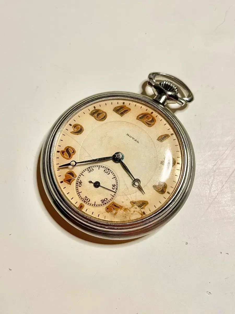 懐中時計、アンティーク、骨董 1920年代 ヴィンテージ ROYAL 懐中時計 アンティーク 骨董品 時計