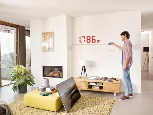 ボッシュ BOSCH レーザー距離計 EasyDistance 25 測定工具 レーザークラス2 測定範囲 0.14-25 m 電池式 単4 x 2 距離 面積測定に最適 連続測定可 po