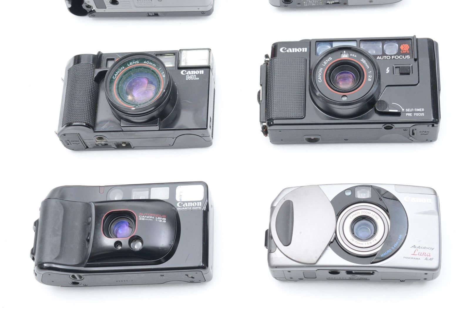  まとめ Canon キヤノン Autoboy オートボーイ S FXL LUNA 35 3 QD 2 AF ML 他 コンパクトカメラ コンパクトカメラ(フィルム) フィルムカメラ