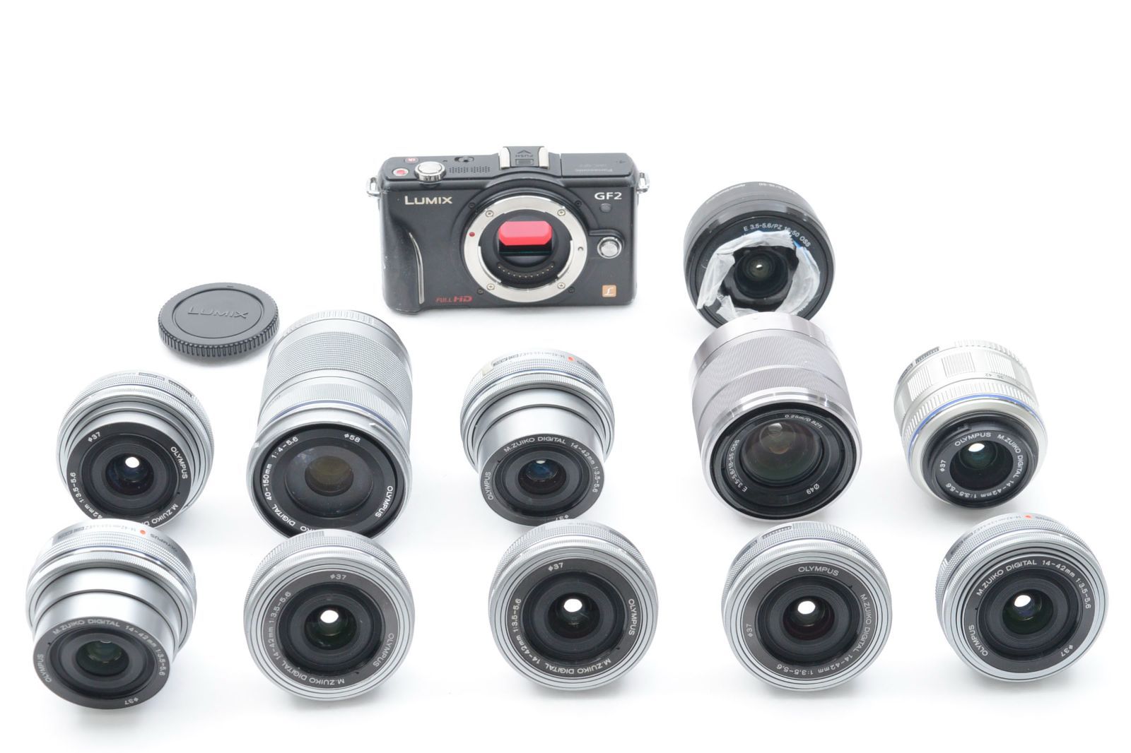 まとめ ミラーレスレンズ ボディ OLYMPUS M.ZUIKO DIGITAL 14-42 40-150 SONY 16-50 18-55 等