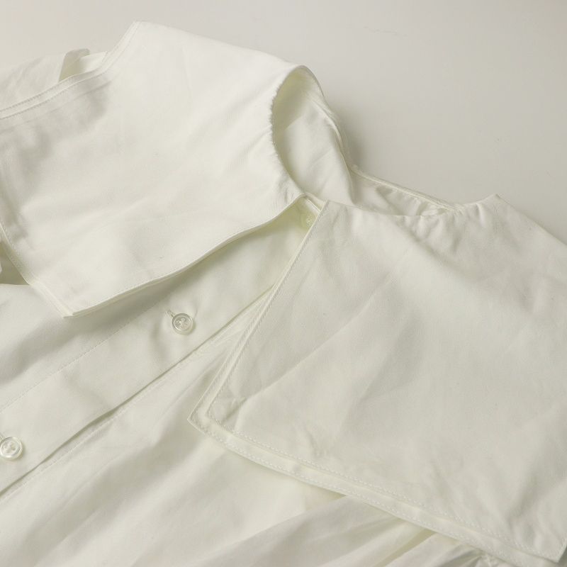 2023 ロイスクレヨン Lois CRAYON コットン ワイドセーラーカラー 長袖