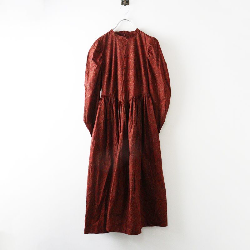 ワンピース madder madder / Liddell dress 美品 マダマダ madder madder 収穫祭のドレス ワンピース＼ボルドー
