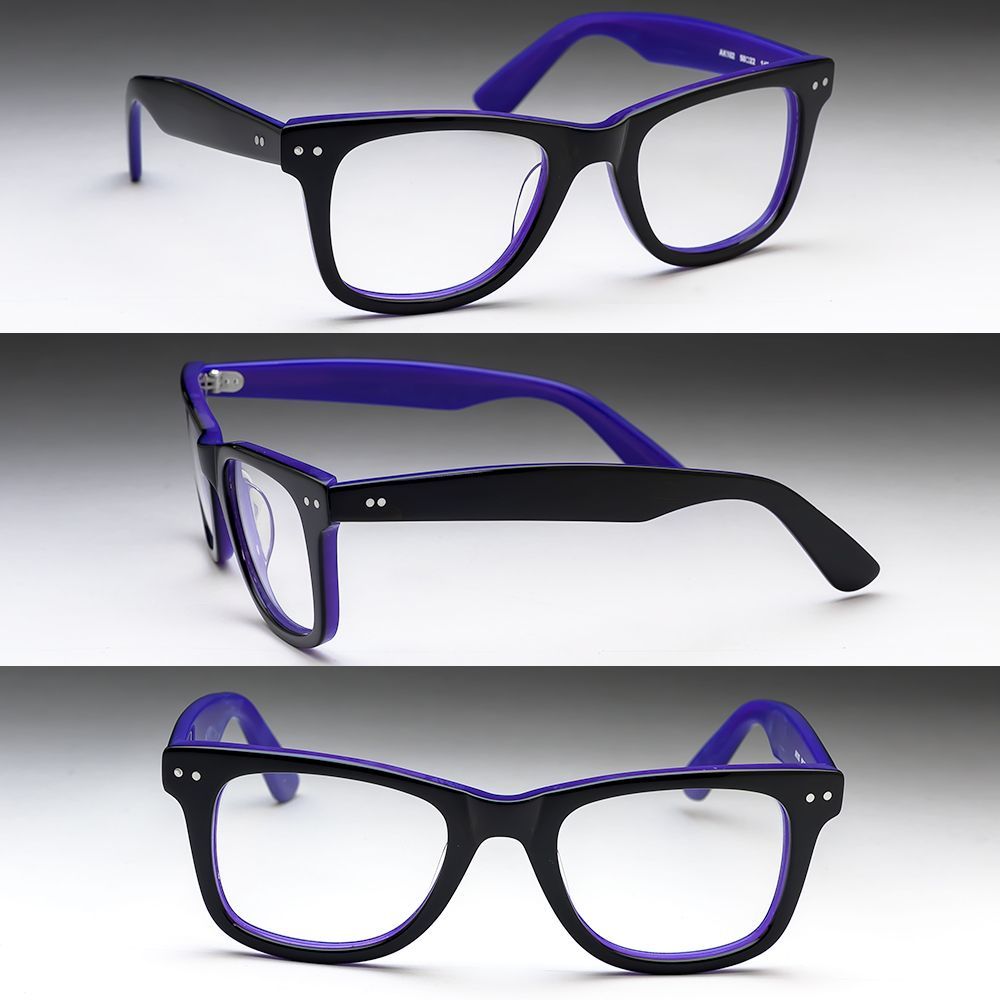 遠近両用メガネ レンズの下だけ老眼鏡 遠用度なし 老眼 1.00 1.50 2.00 2.50 3.00 ウェリントン AK 102 ソフトケース付き