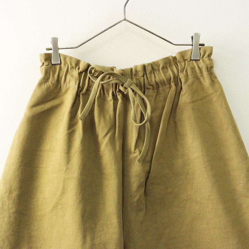 イチアンティークス ICHI Antiquites コットン イージーワイドパンツ