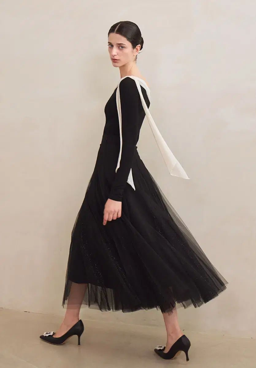 GRACE U チュールスカート ブラック xs